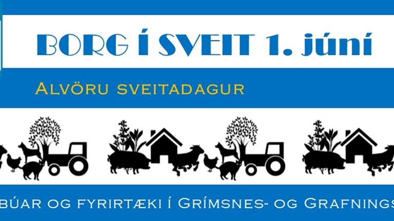 Borg í sveit 1. júní
