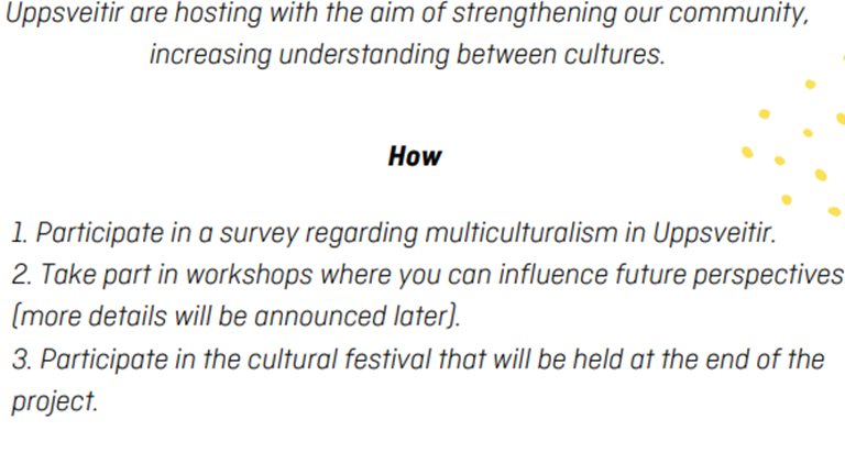 Multiculturalism in Uppsveitir Árnessýslu