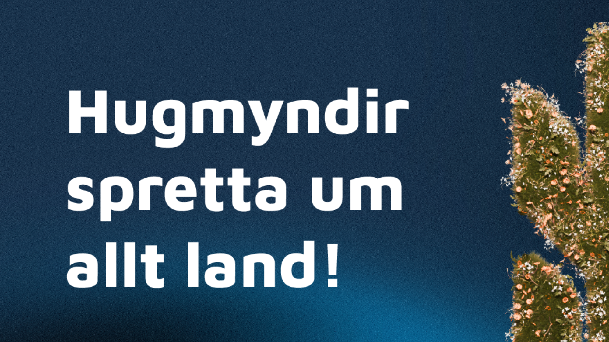 Ef þú býrð á landsbyggðinni og ert með hugmynd sem þú trúir á, þá er þetta kjörið tækifæri fyrir þig